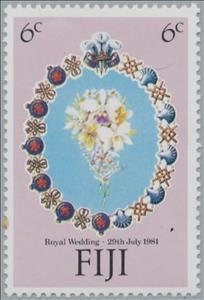 Stamp, Bouquet, Fiji,  