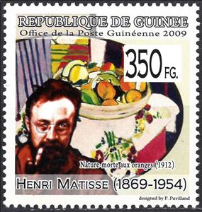 Stamp, Henri Matisse (1869-1954), Cinderellas,  , Paintings