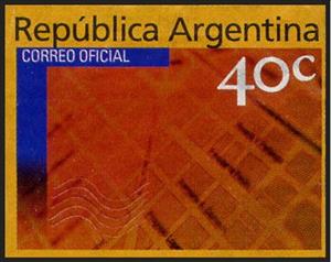 Stamp, City Plan, Argentina,  , Maps