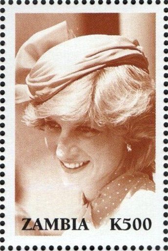 Princess Diana (with hat)