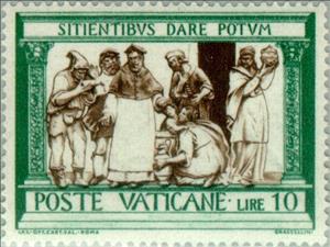 Stamp, Thirsty, Vatican City,  , Biblical Accounts