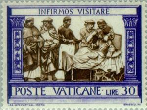 Stamp, Infirm, Vatican City,  , Biblical Accounts