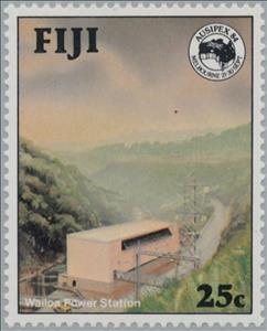 Stamp, Wailoa Power Station, Fiji,  