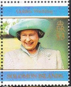 Queen wearing green hat