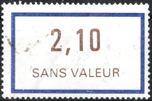 Timbre fictif de cours d'instruction