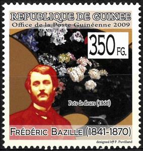 Stamp, Frederic Bazille (1841-1870), Cinderellas,  , Paintings