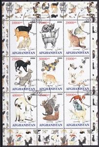 Mini Sheet, Cats & Dogs, Cinderellas,  , Animals (Fauna), Cats