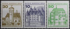 Se-tenant, Glücksburg,Ludwigstein,Inzlingen, Berlin,  , Architecture, Buildings, Castles, Fortresses / Strongholds, Palaces, Towers