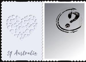 Stamp, Heart, Australia,  , Greetings, Hearts, Love