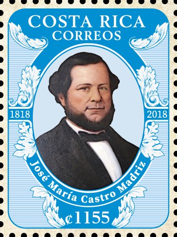 Bicentenary of birth of Jose Maria Castro Madriz