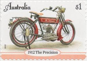 Stamp, The Precision (1912), Australia,  , Motor Scooters