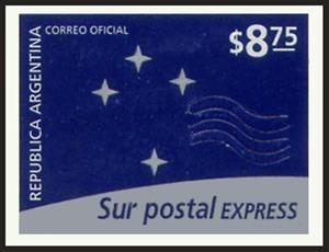 Stamp, South Cross Constellation1999, Argentina,  , Astronomy, Constellations, Stars