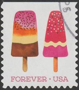 Stamp, Frozen Treats 4 of 10, United States of America,  , Candy, Food, Gastronomy