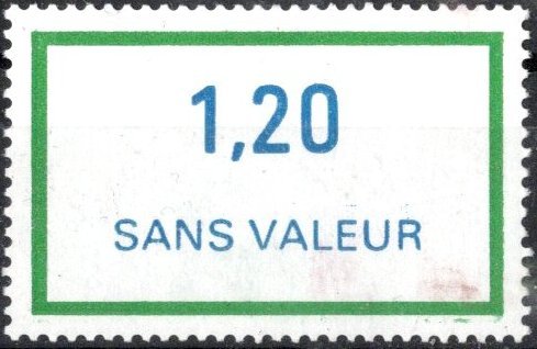 Timbre fictif de cours d'instruction