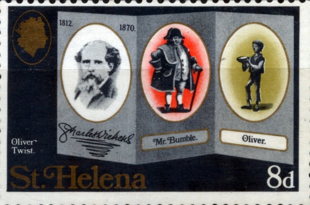 Dickens, Mr. Bumble and Oliver (Oliver Twist)