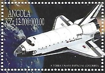 The Earth and Space Shuttle Columbia