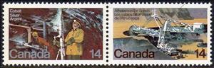 Se-tenant, Resource development, Canada,  