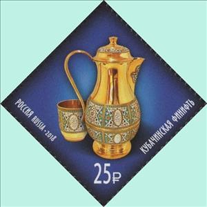 Stamp, Kubachinsky Enamelwork, Russia,  , Ceramics