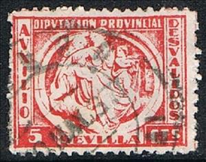 Stamp, Sevilla - Auxilio Desvalidos, Cinderellas,  