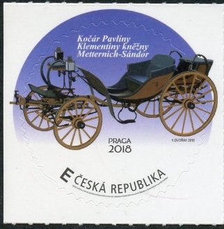 The carriage of of Princess Clementine