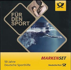 Booklet, Booklet-50 Jahre Deutsche Sporthilfe, Germany, Federal Republic,  , Anniversaries and Jubilees, Fencing, Rowing, Sports, Swimming
