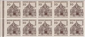 Booklet Pane, Zwinger Dresden, Berlin,  , Buildings, Palaces