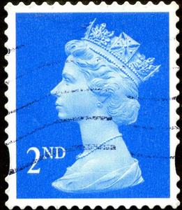 Stamp, Queen Elizabeth II - Decimal Machin, United Kingdom of Great Britain & Northern Ireland,  