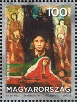 Stamp, Gyula Dandos (1938–1957), Hungary,  , Freedom Fighters