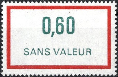 Timbre fictif de cours d'instruction