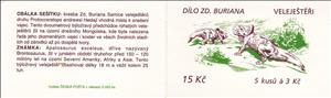 Booklet, Apatosaurus excelsus, painting by Zdeněk Burian, Czech Republic,  , Animals (Fauna), Dinosaurs, Prehistorical Animals, Reptiles