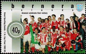 Stamp, F.A. Cup, Arsenal, Cinderellas,  , Football (Soccer)