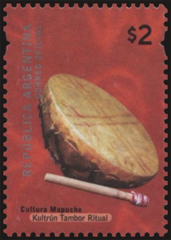 Mapuche culture, ritual drum