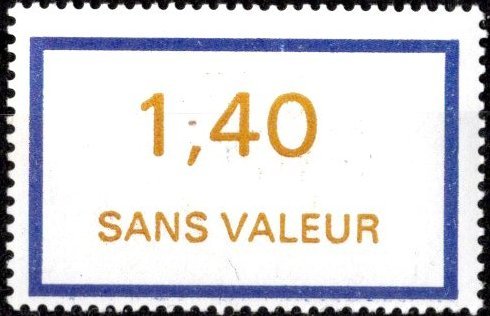 Timbre fictif de cours d'instruction