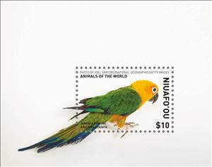Souvenir Sheet, Jandaya Comure, Niuafo'ou,  , Animals (Fauna), Birds, Birds of Prey