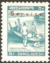 Carrying mails by boat