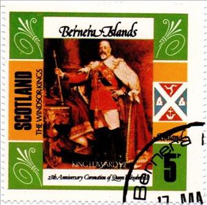 Stamp, King Edward VII, Cinderellas,  , Royalty