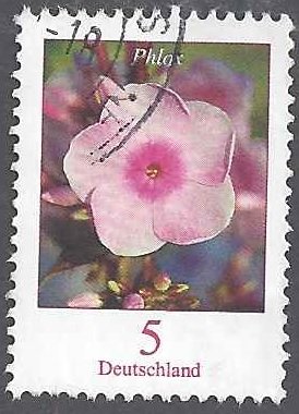 Stamp, Phlox, Germany, Federal Republic,  , Flowers, Plants (Flora)