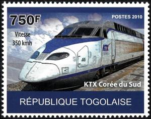 Stamp, KXT Coree du Sud, Togo,  , Locomotives, Railways