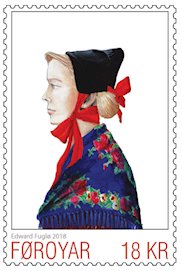 Stamp, Traditional Costumes, Faroe Islands,  , Suits and Costumes, Traditions