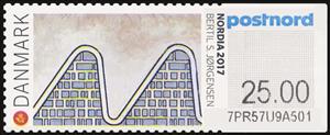 Stamp, Vejle - Residential Buildings, Denmark,  , Buildings, Philatelic Exhibitions