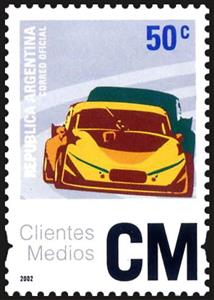 Stamp, Motor Racing, Argentina,  , Motor Racing, Sports