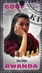 Stamp, Zhu Chen, Cinderellas,  , Chess, Sports