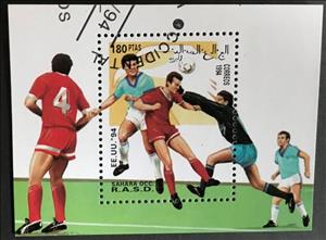 Souvenir Sheet, Game scene, Cinderellas,  , Football (Soccer), Sports