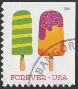 Stamp, Frozen Treats 5 of 10, United States of America,  , Candy, Food, Gastronomy