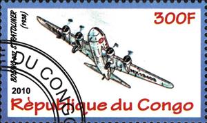 Stamp, Boeing 807 Stratoliner, Cinderellas,  , Aircraft