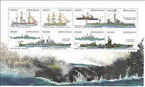 Mini Sheet, World Ships, Angola,  , Ships