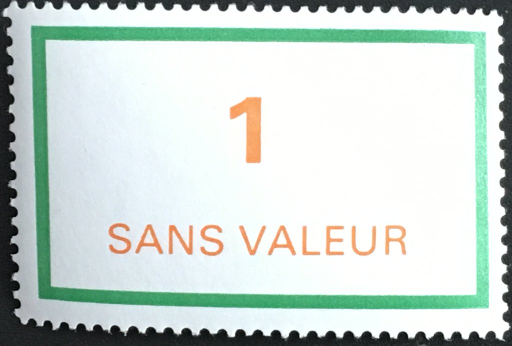 Timbre fictif de cours d'instruction