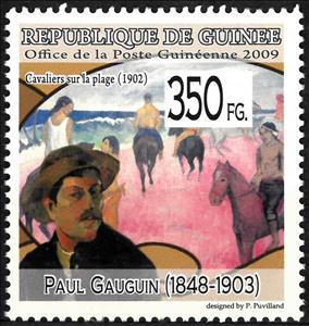 Stamp, Paul Gauguin (1848-1903), Cinderellas,  , Paintings