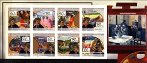 Mini Sheet, Paul Gauguin (1848-1903), Cinderellas,  , Paintings