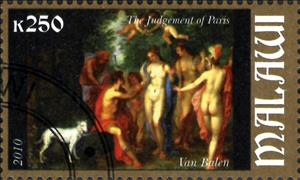 Stamp, Flenish Painters - Hendrick van Balen (1575-1632), Cinderellas,  , Nudes, Paintings